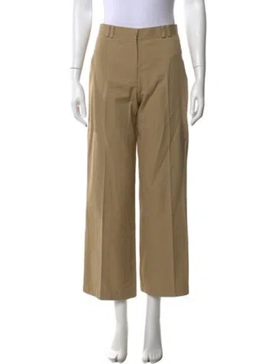 Pre-owned Burberry Wide Leg Pants In Neutral