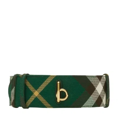 Burberry Wide Rocking Horse Belt In Green