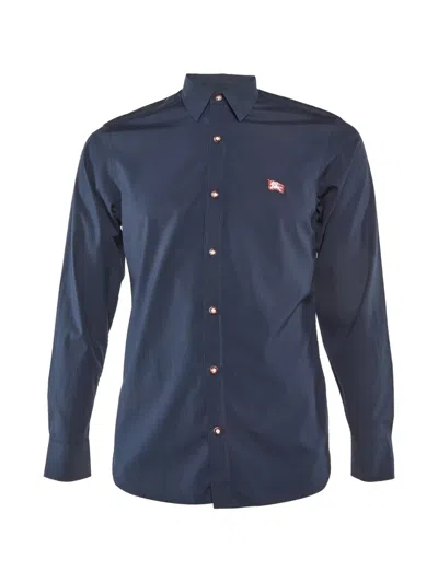 Pre-owned Burberry William Long-sleeve Shirt In Blue
