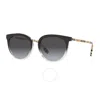 Burberry Willow Grey Gradient Round Ladies Sunglasses Be4316f 39188g 57 In Multi