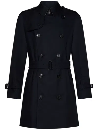 Burberry Wimbledon Trench In Blue