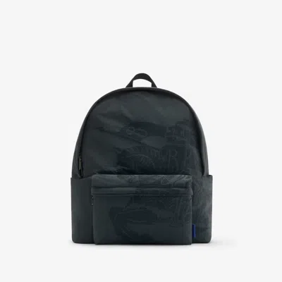 Burberry Windbreaker Backpack​ In Black