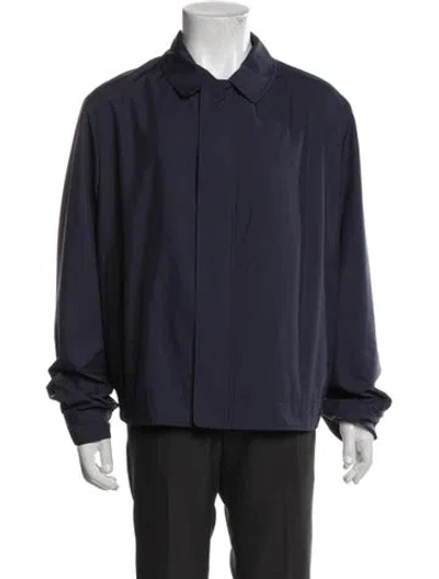 Pre-owned Burberry Windbreaker In Blue