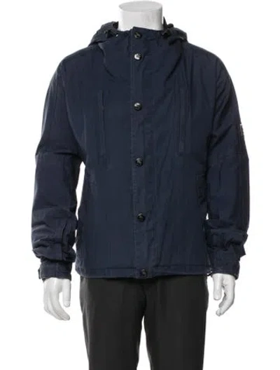 Pre-owned Burberry Windbreaker In Blue