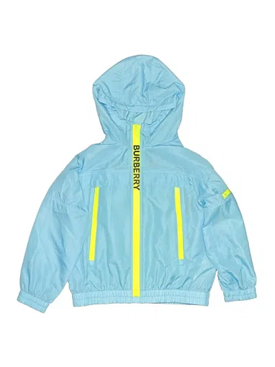 Pre-owned Burberry Kids' Windbreaker Jacket In Blue