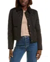Burberry Witney Diamond Quilted Jacket In Black
