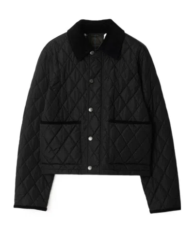 BURBERRY BURBERRY WITNEY QUILTED PRESS-STUD JACKET