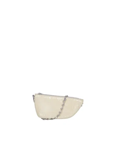 Burberry Wmls Micro Sling Shield Crossbody Bag In Beige