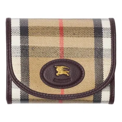 BURBERRY (WMNS) Burberry 25 Highlands Compact Wallet 'Sand'