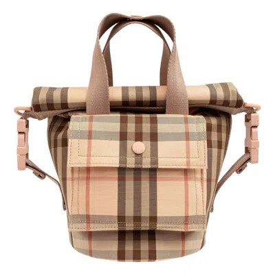 Burberry (wmns)  Check Printed Tote Bag 'archive Beige' In Brown