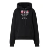 Burberry (wmns)  Hoodie Drawstring Hoodie Black