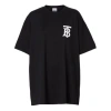 Burberry Tb Logo T-shirt In Black