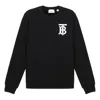 Burberry (wmns)  Pattern Round Neck Long Sleeves Pullover Hoodie Black