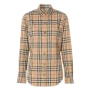 Burberry Vintage Check Button-down Shirt In Brown