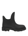 Burberry Marsh Round-toe Slip-on Ankle Boots In Black