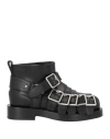 Burberry Woman Ankle Boots Black Size 8 Calfskin In Black