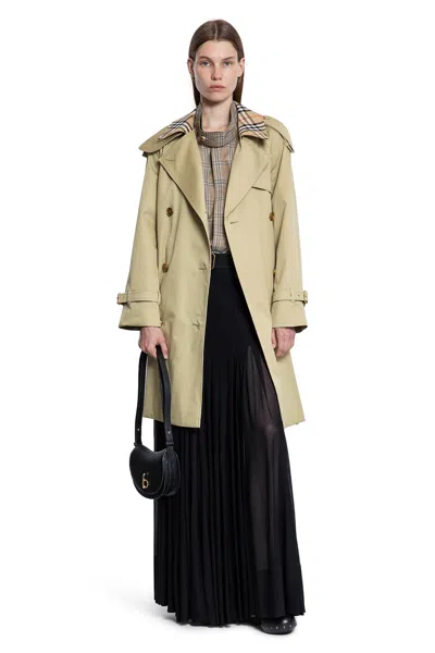 Burberry Woman Beige Coats