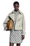 Burberry Woman Beige Jackets In Beige