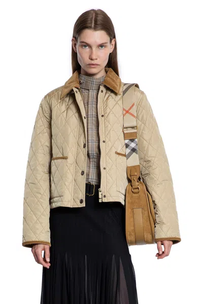 BURBERRY CROPPED QUILTED NYLON JACKET