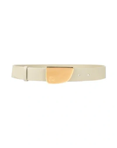 Burberry Woman Belt Beige Size L Calfskin In Brown