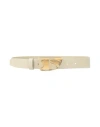 Burberry Woman Belt Beige Size L Leather In Brown