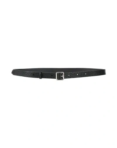 Burberry Woman Belt Black Size M Leather