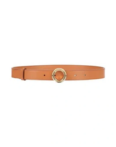 Burberry Woman Belt Brown Size L Calfskin
