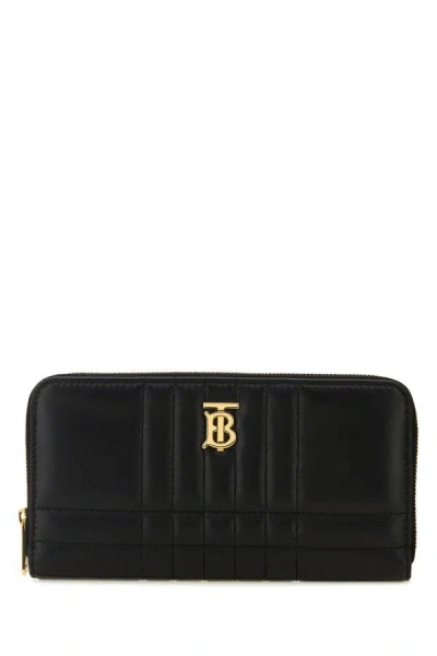 BURBERRY BURBERRY WOMAN BLACK NAPPA LEATHER LOLA WALLET