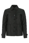 Burberry Diamond-quilted Thermoregulated Jacket In Black