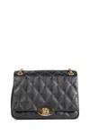 Burberry Woman Black Shoulder Bags In Black
