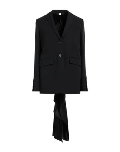 Burberry Woman Suit Jacket Black Size 6 Virgin Wool
