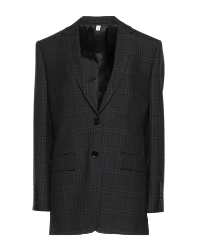Burberry Suit Jackets In Grey