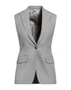 Burberry Woman Blazer Light Grey Size 6 Virgin Wool In Grey