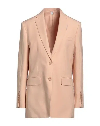 Burberry Woman Suit Jacket Pink Size 8 Virgin Wool