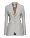 Burberry Woman Blazer Sand Size 8 Virgin Wool, Polyester In Beige