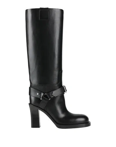 Burberry Woman Boot Black Size 8 Calfskin
