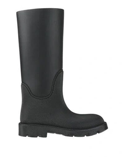 Burberry Woman Boot Black Size 9 Rubber