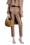 Burberry Woman Brown Trousers In Brown