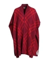 Burberry Woman Cape Garnet Size Onesize Wool In Red