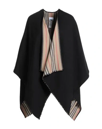 BURBERRY BURBERRY WOMAN CAPE SAND SIZE - WOOL