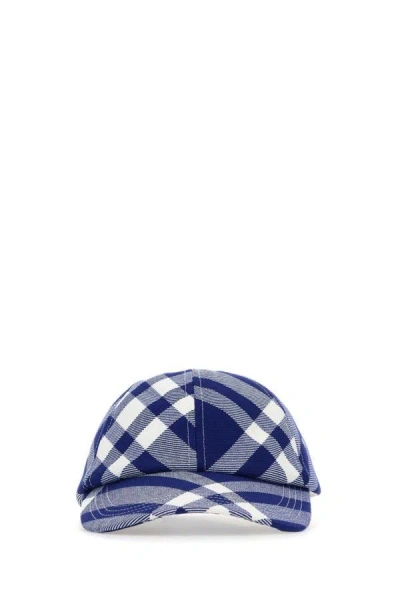 BURBERRY BURBERRY WOMEN EMBROIDERED POLYESTER BLEND BASEBALL CAP