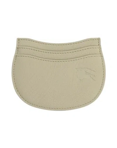 Burberry Woman Cardholder Cream Size - Leather