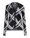 Burberry Check-jacquard V-neck Silk Cardigan