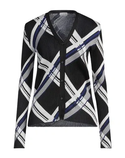 BURBERRY BURBERRY WOMAN CARDIGAN BLACK SIZE XS SILK, POLYAMIDE