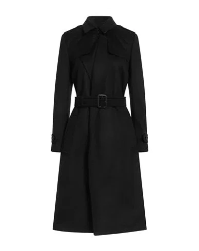 Burberry Woman Coat Black Size 4 Wool, Cashmere
