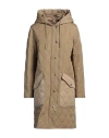 Burberry Roxby Quilted Nylon Coat In Beige