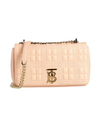 Burberry Woman Cross-body Bag Apricot Size - Lambskin In Orange