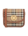 Burberry Woman Printed Canvas Small Elizabeth Shoulder Bag In Beige
