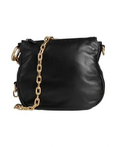 Burberry Woman Cross-body Bag Black Size - Lambskin