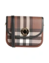 Burberry Woman Cross-body Bag Brown Size - Leather In Brown